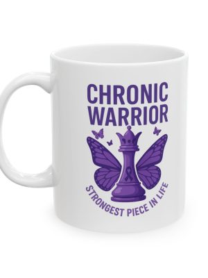 Ceramic Mug for Chronic Warriors, Inspirational Gift, Coffee Cup for Empowerment, 11oz and 15oz [...]