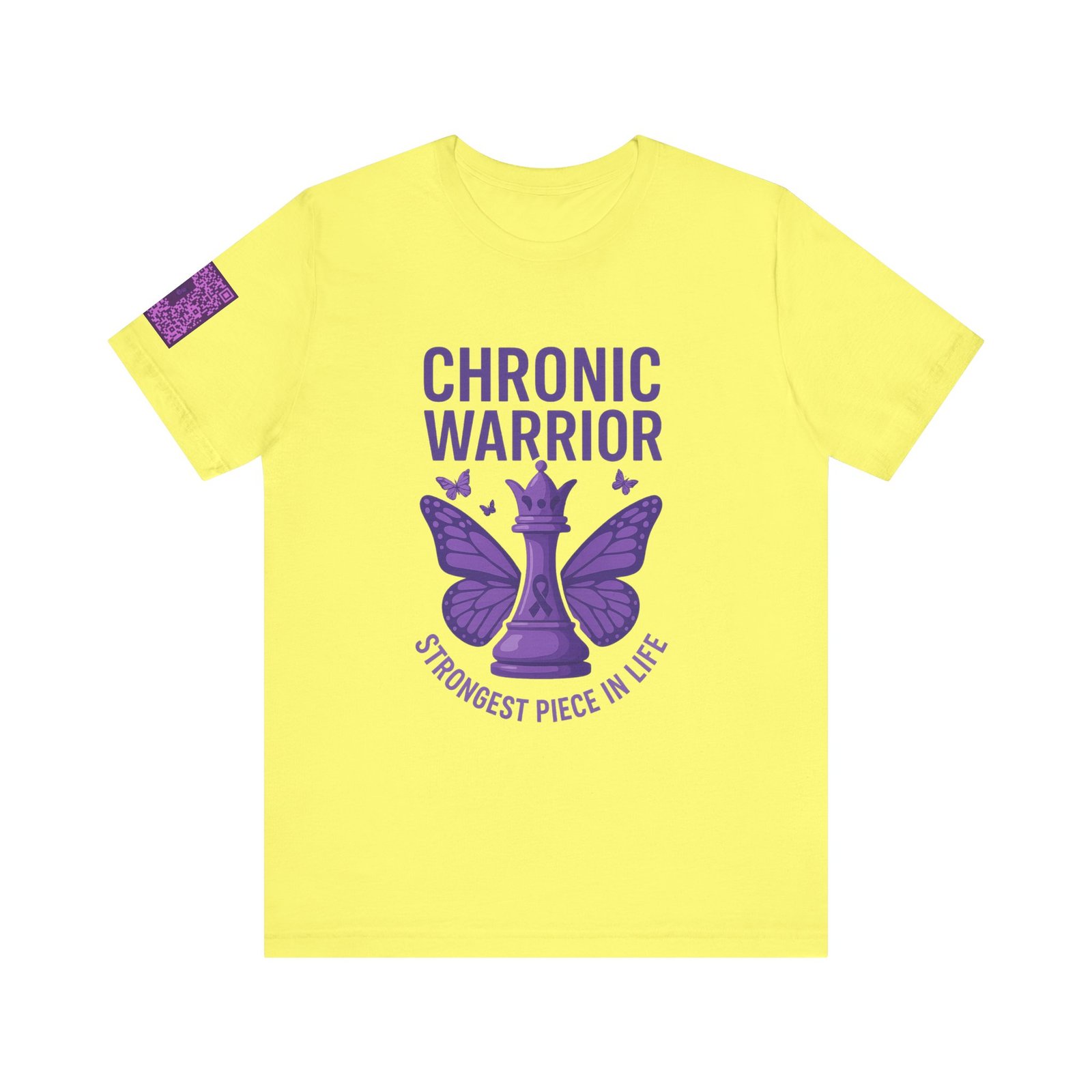 Chronic Warrior Short Sleeve Tee, Inspirational Gift, Unisex Fashion Tee - Image 13