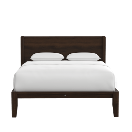 Platform Bed FV - No Accessory - Espresso
