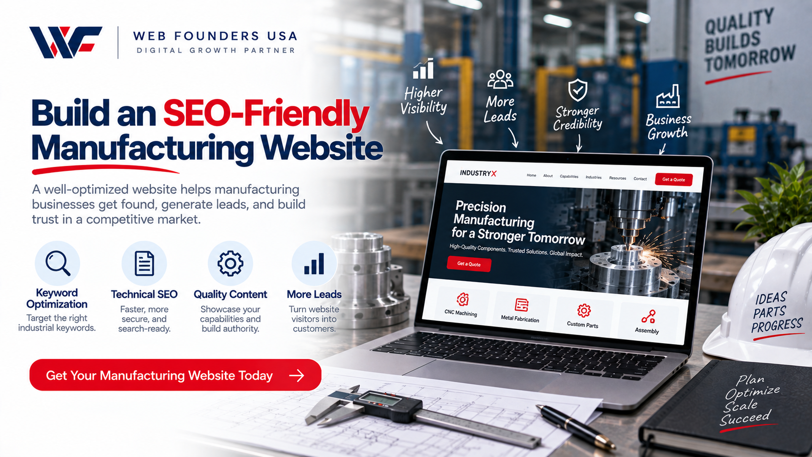 Build an SEO-Friendly Manufacturing Website